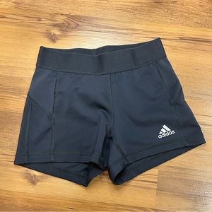 Adidas Alphaskin Aeroready Black Volleyball Soandex Short Size XS 4-6